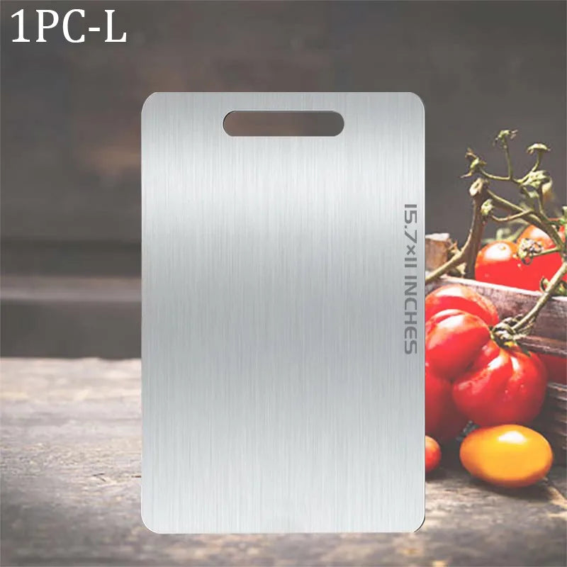 1/3/5PCS Stainless Steel Cutting Boards Double-Sided Antibacterial Food Grade Mould-Resistant Kitchen Chopping Board for Meat