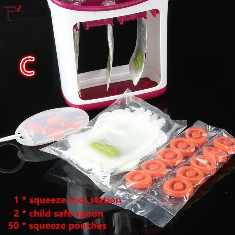Dropshipping Baby Food Maker Squeeze Food Station Organic Fo