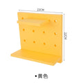 Punch Free Pegboard Display Stand Wall Organizer Storage Plate Living Room Kitchen Bedroom Wall Hanging Decoration Wall Shelf