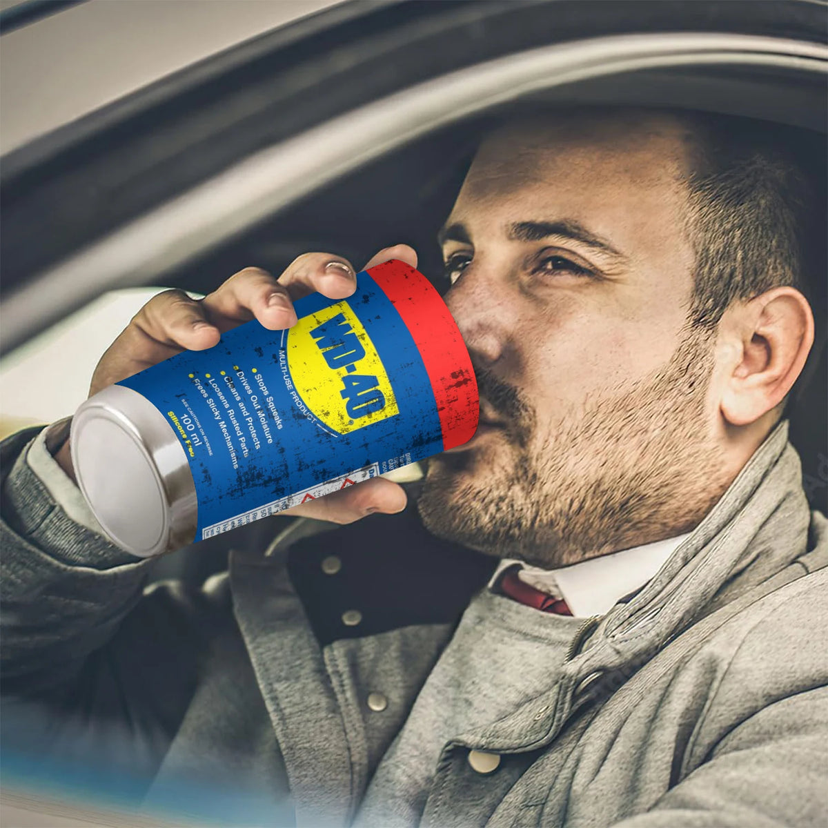 20Oz WD40 Vacuum Tumbler cup STP Engine Oil Filter Print Mug Stainless Steel DoubleWall Water Bottle with Straw and Lid Reusable