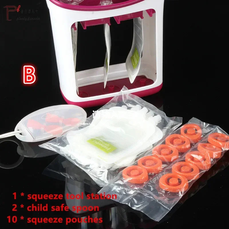 Dropshipping Baby Food Maker Squeeze Food Station Organic Fo
