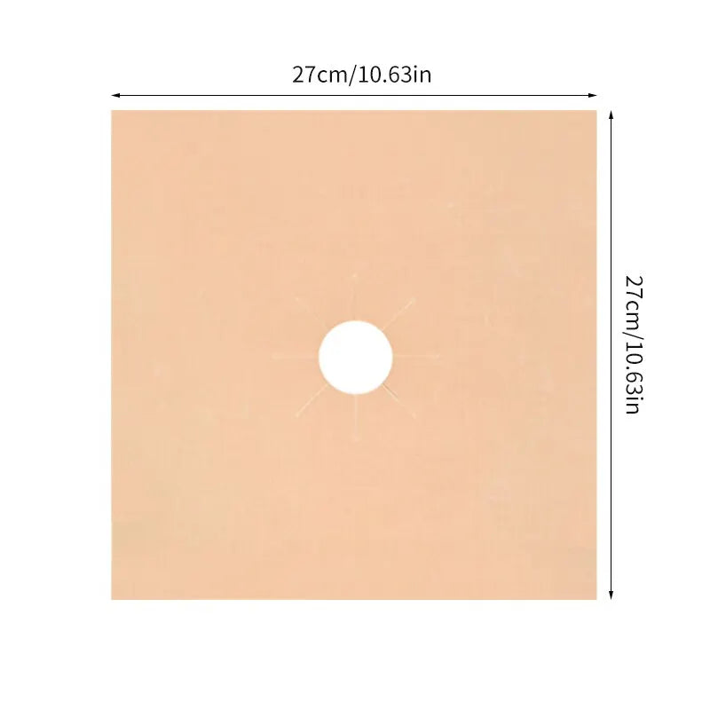 Thickened 27cm Kitchen Gas Stove Protection Pad High Temperature Resistant Grease Cleaning Gadgets