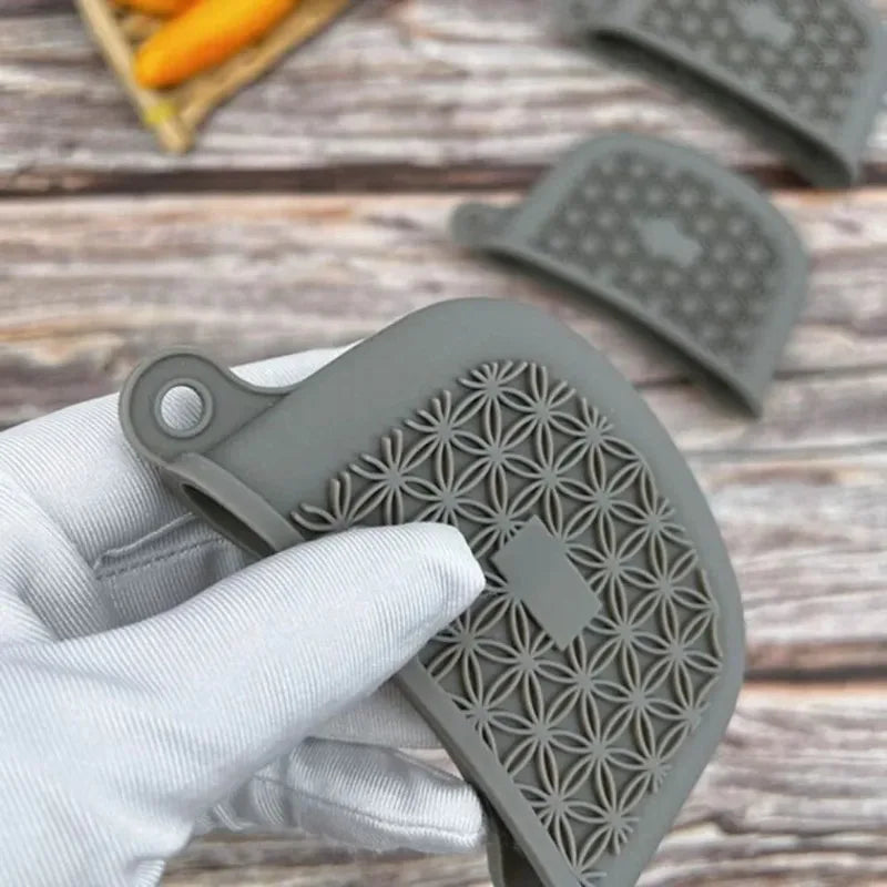 Thickened Silicone Pan Handle Cover Heat Insulation Pot Ear Clip Steamer Casserole Pan Handle Holder Non-slip Kitchen Gadgets