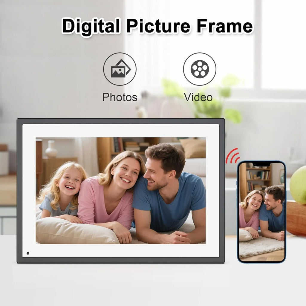 10.1 Inch 32GBMemory WiFi Touch Digital Photo Frame 1280*800P HD Share Photos Smart Digital Calendar Frame For Picture Sharing