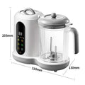 110V/220V Baby Food Supplement Maker Multicooker Solid Food Cooking Machine Electric Blender Grinder Mixer Steaming and Cooking