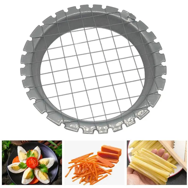 Stainless Steel Egg Slicer Cutter Mesh Grid Vegetable Fruit Chopper For Salad Dessert Potato Cube Grid Cutting Kitchen Gadgets