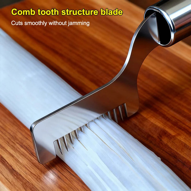 New Stainless Steel Scallion Cutter Shred Knife Creative Vegetable Fruit Shredders Slicer Speedy Onion Graters Kitchen Gadgets