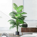 68-113cm Large Artificial Palm Tree Tropical Fake Plants Green Plastic Palm Leafs Big Monstera Tree Branch For Home Garden Decor